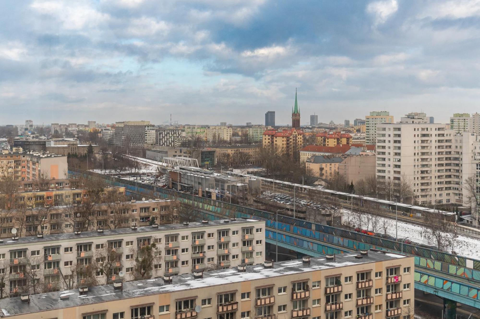 Apartamenty Wola Tower 华沙 外观 照片